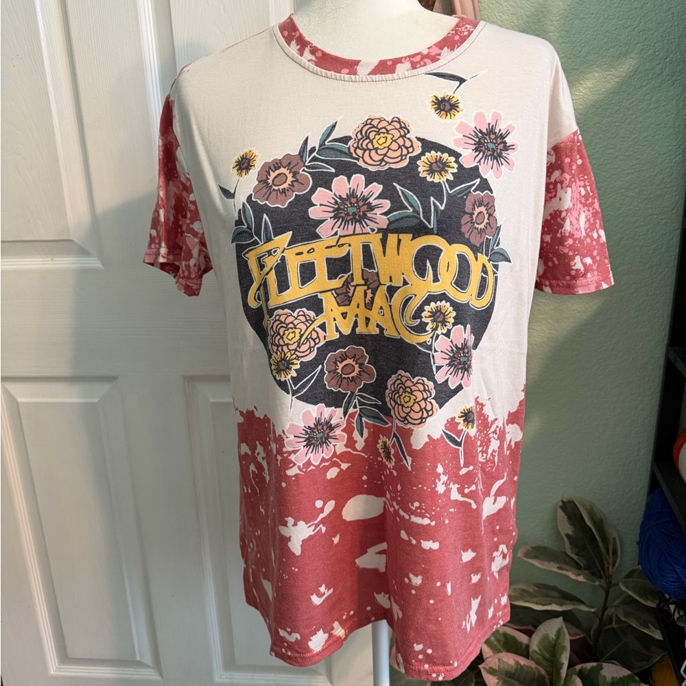 Fleetwood Mac Floral Graphic Tee